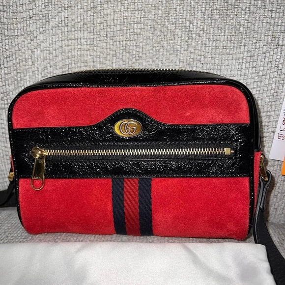 Gucci suede bag - Picture 1 of 8